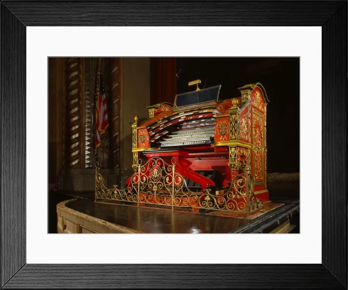 Framed Print : The Alabama Theatre, the organ, Birmingham, Alabama, erected in 1927, photograph circa 1990s Framed Print : The Alabama Theatre, the organ, Birmingham, Alabama, erected in 1927, photograph circa 1990s