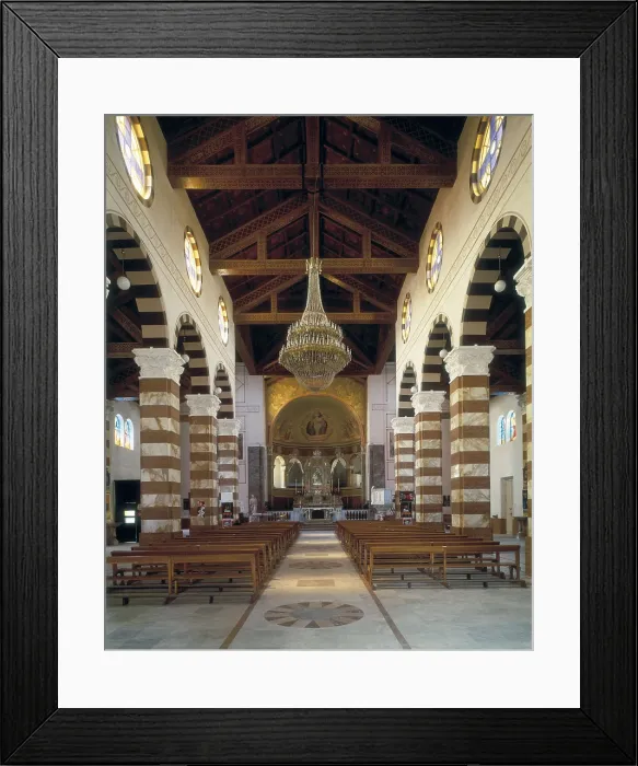 Framed Print : Madonna dei Poveri's Sanctuary. ITALY. Seminara. Madonna dei Poveri's Sanctuary. Reconstructed after the earthquake of 1908. Late Byzantine art. Architecture Framed Print : Madonna dei Poveri's Sanctuary. ITALY. Seminara. Madonna dei Poveri's Sanctuary. Reconstructed after the earthquake of 1908. Late Byzantine art. Architecture
