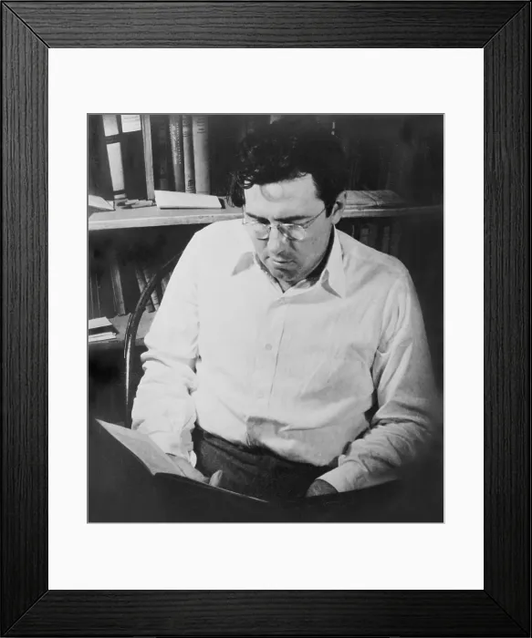 Framed Print : James T. Farrell (1904-1979) created the Irish-American urban character, Studs Lonigan, in a series of 1930's novels