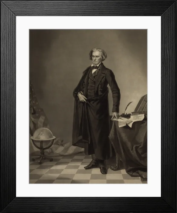 Framed Print : John C. Calhoun, 1852 Framed Print : John C. Calhoun, 1852