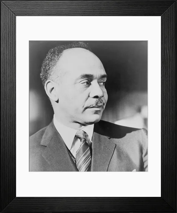 Framed Print : Ralph Ellison (1914-1994) African American author of the classic novel, 'Invisible Man, ' 1952
