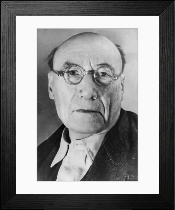 Framed Print : Andre Gide (1869-1951) French author, won the Nobel Prize for Literature in 1947