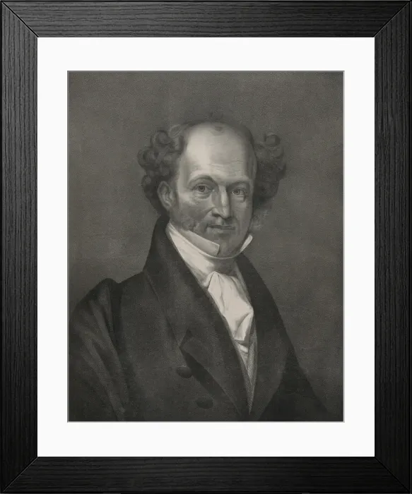 Framed Print : Martin Van Buren in 1835 when he was Vice President under Andrew Jackson Framed Print : Martin Van Buren in 1835 when he was Vice President under Andrew Jackson