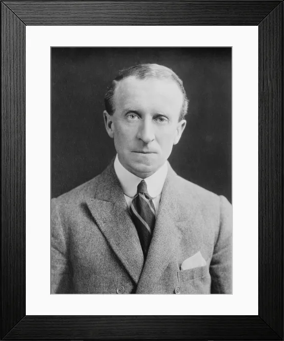 Framed Print : John Buchan (1875-1940) Scottish writer of over 50 adventure books, historical novels, and biographies