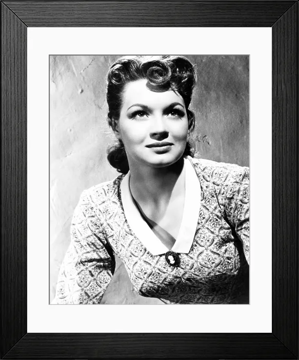 Framed Print : GUN THE MAN DOWN, Angie Dickinson, 1956 Framed Print : GUN THE MAN DOWN, Angie Dickinson, 1956