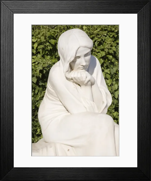 Framed Print : SPAIN. Cadaqus. Cementery. Sculpture by Josep Llimona. Modernism. Sculpture on marble. AISA / Everett Collection - Image has fine art copyright Framed Print : SPAIN. Cadaqus. Cementery. Sculpture by Josep Llimona. Modernism. Sculpture on marble. AISA / Everett Collection - Image has fine art copyright