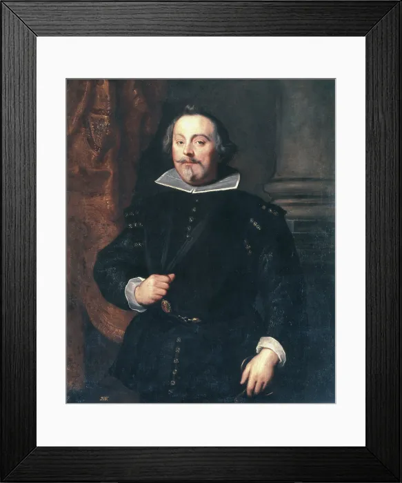 Framed Print : VAN DYCK, pupil of Anton (17th century). Francisco de Moncada. 17th c Framed Print : VAN DYCK, pupil of Anton (17th century). Francisco de Moncada. 17th c