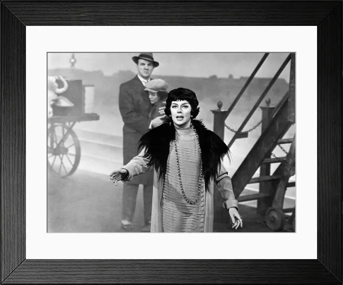 Framed Print : GYPSY, Rosalind Russell (front), Karl Malden, Natalie Wood (back), 1962 Framed Print : GYPSY, Rosalind Russell (front), Karl Malden, Natalie Wood (back), 1962