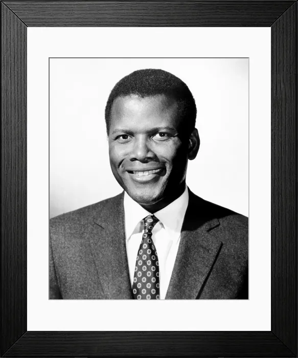 Framed Print : GUESS WHO'S COMING TO DINNER, Sidney Poitier, 1967 Framed Print : GUESS WHO'S COMING TO DINNER, Sidney Poitier, 1967
