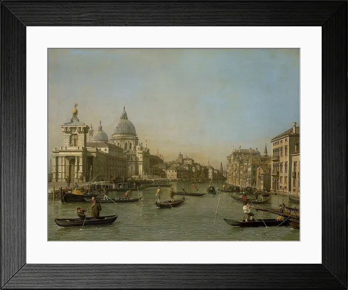 Framed Print : Entrance to the Grand Canal near the Punta della Dogana and Santa Maria della Salute, by Canaletto, 1730-45, Italian painting, oil on canvas (BSLOC_2016_6_301) Framed Print : Entrance to the Grand Canal near the Punta della Dogana and Santa Maria della Salute, by Canaletto, 1730-45, Italian painting, oil on canvas (BSLOC_2016_6_301)