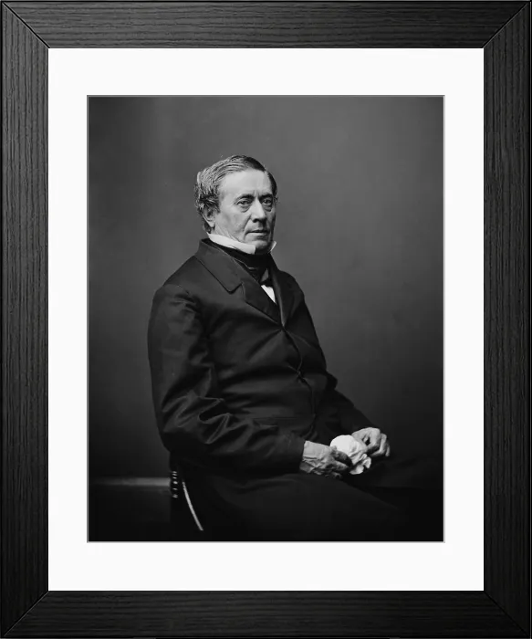 Framed Print : Joseph Henry (1797-1878), American physical scientist whose work on the electromagnetic relay was the basis of the electrical telegraph Framed Print : Joseph Henry (1797-1878), American physical scientist whose work on the electromagnetic relay was the basis of the electrical telegraph