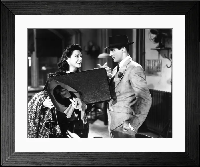 Framed Print : HIS GIRL FRIDAY, from left: Rosalind Russell, Cary Grant, 1940 Framed Print : HIS GIRL FRIDAY, from left: Rosalind Russell, Cary Grant, 1940