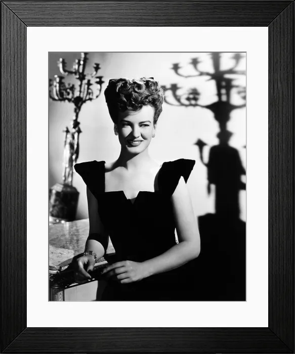 Framed Print : THE BLACK PARACHUTE, Osa Massen, 1944