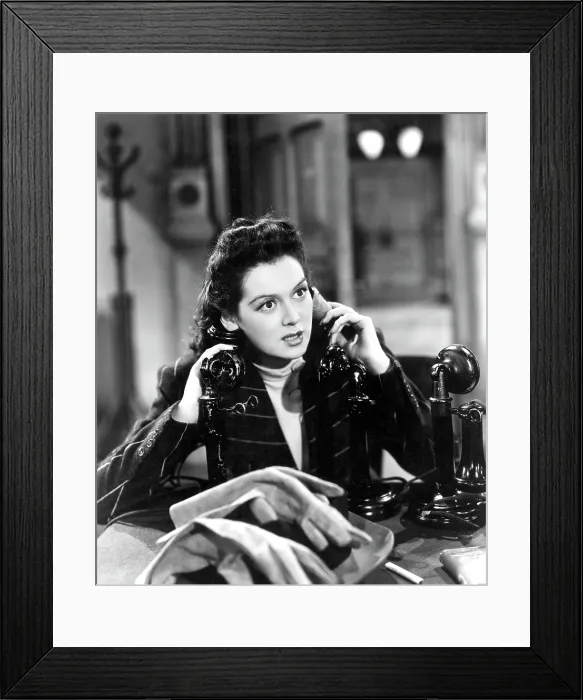Framed Print : HIS GIRL FRIDAY, Rosalind Russell, 1940