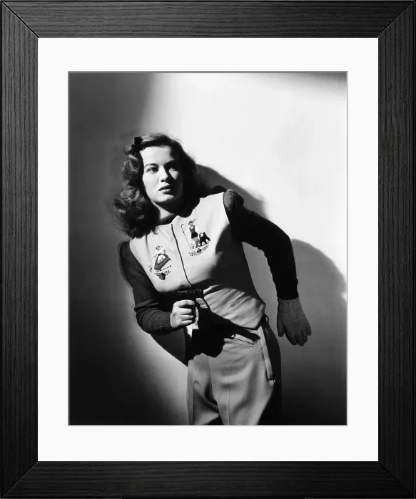 Framed Print : THE BLACK PARACHUTE, Osa Massen, 1944 Framed Print : THE BLACK PARACHUTE, Osa Massen, 1944