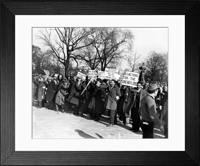 Framed Print : PROTEST, Washington, D.C. 12 / 7 / 31.. Courtesy: CSU Archives / Everett Collection Framed Print : PROTEST, Washington, D.C. 12 / 7 / 31.. Courtesy: CSU Archives / Everett Collection