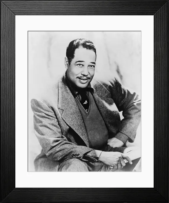 Framed Print : Duke Ellington (1899-1974), foremost American jazz composer, 1959