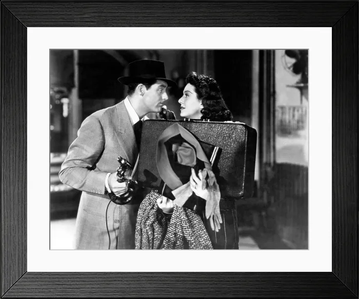 Framed Print : HIS GIRL FRIDAY, from left: Cary Grant, Rosalind Russell, 1940 Framed Print : HIS GIRL FRIDAY, from left: Cary Grant, Rosalind Russell, 1940