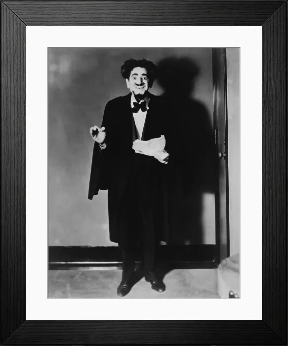 Framed Print : Willie Howard (1886-1949), comic actor in costume for play TWO FOR THE MONEY. Willie, along with his brother Eugene, was a top vaudeville star. 1941
