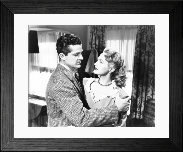Framed Print : THE BEST YEARS OF OUR LIVES, from left: Dana Andrews, Virginia Mayo, 1946
