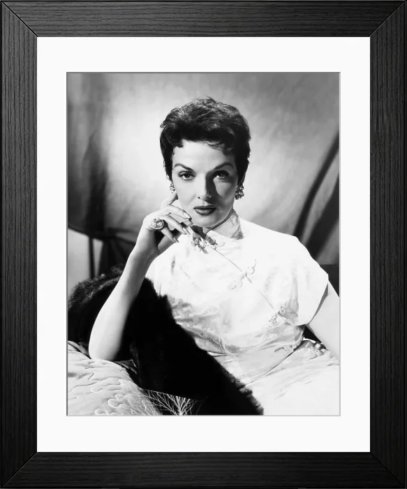 Framed Print : THE FUZZY PINK NIGHTGOWN, Jane Russell, 1957
