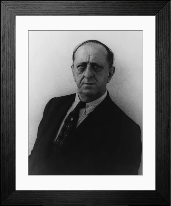 Framed Print : Marsden Hartley (1877-1943), American painter influenced by expressionism and cubism, created powerful Maine landscapes and still life paintings