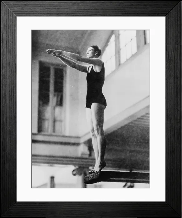 Framed Print : Babe Didrikson Zaharias (1911-1956) the most versatile professional women athlete of the 20th century. She competed professionally in basketball, track and field, and golf