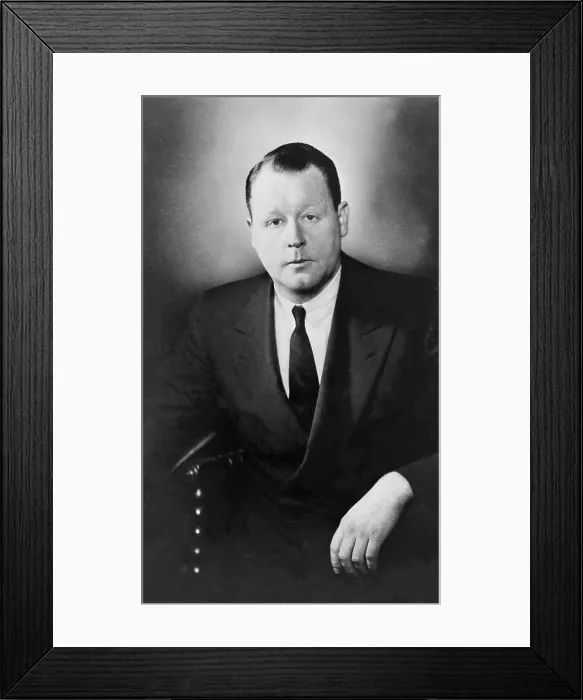 Framed Print : Merrill Moore (1903 - 1957) was an American doctor, psychiatrist, and poet from Tennessee. 1954