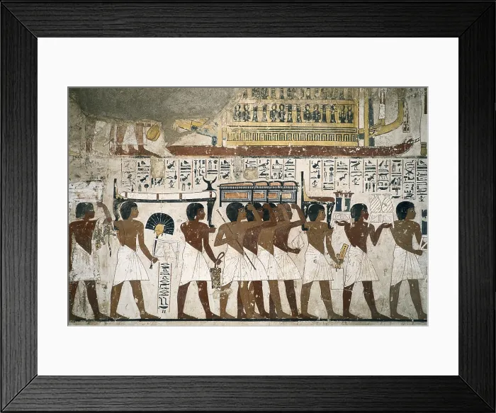 Framed Print : Tomb of Ramose. EGYPT. Dayr al-Bahri. Valley of the Nobles. Tomb of Ramose. Funeral of Ramose, vizier of Thebes during the reign of Amenhotep III. Egyptian art. New Kingdom Framed Print : Tomb of Ramose. EGYPT. Dayr al-Bahri. Valley of the Nobles. Tomb of Ramose. Funeral of Ramose, vizier of Thebes during the reign of Amenhotep III. Egyptian art. New Kingdom