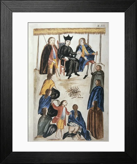 Framed Print : MARTiNEZ COMPAnoN Y BUJANDA, Baltasar Jaime (1735-1797). Trujillo del Peru en el siglo XVIII. 1782 - 1785. Vol 2. Plate 53 Framed Print : MARTiNEZ COMPAnoN Y BUJANDA, Baltasar Jaime (1735-1797). Trujillo del Peru en el siglo XVIII. 1782 - 1785. Vol 2. Plate 53