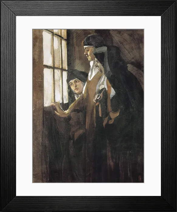 Framed Print : BENLLIURE ORTIZ, Jos (1884-1916). Nuns. Oil on canvas. SPAIN. Valencia. San Pio V Fine Arts Museum. AISA / Everett Collection**US SALES ONLY** Framed Print : BENLLIURE ORTIZ, Jos (1884-1916). Nuns. Oil on canvas. SPAIN. Valencia. San Pio V Fine Arts Museum. AISA / Everett Collection**US SALES ONLY**