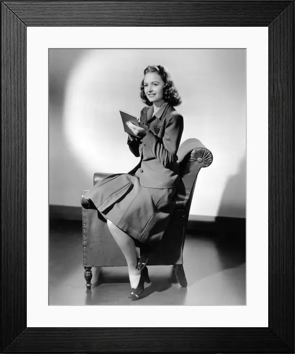 Framed Print : SEE HERE, PRIVATE HARGROVE, Donna Reed, 1944
