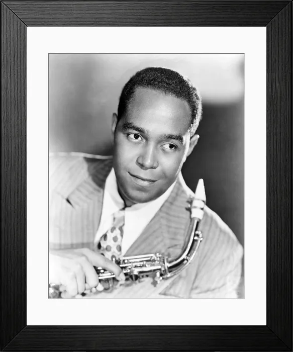 Framed Print : Charlie Parker, Yardbird, (1920-1955), African American Jazz saxophonist in 1947