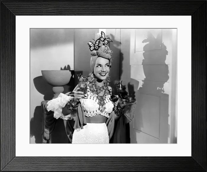 Framed Print : THE GANG'S ALL HERE, Carmen Miranda, 1943. TM and Copyright 20th Century Fox Film Corp. All rights reserved. Courtesy: Everett Collection Framed Print : THE GANG'S ALL HERE, Carmen Miranda, 1943. TM and Copyright 20th Century Fox Film Corp. All rights reserved. Courtesy: Everett Collection
