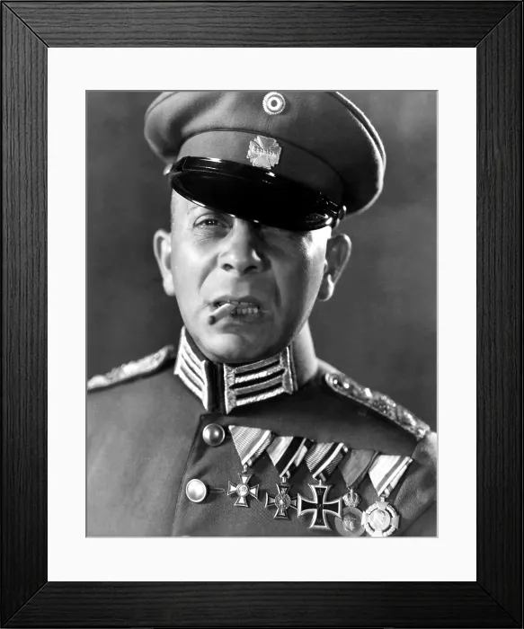 Framed Print : FUGITIVE ROAD, Erich von Stroheim, 1934 Framed Print : FUGITIVE ROAD, Erich von Stroheim, 1934