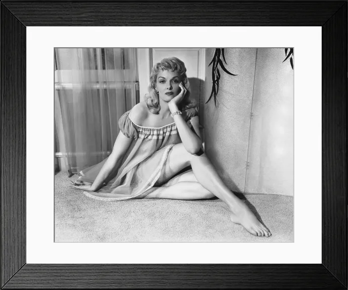 Framed Print : THE FUZZY PINK NIGHTGOWN, Jane Russell, 1957 Framed Print : THE FUZZY PINK NIGHTGOWN, Jane Russell, 1957