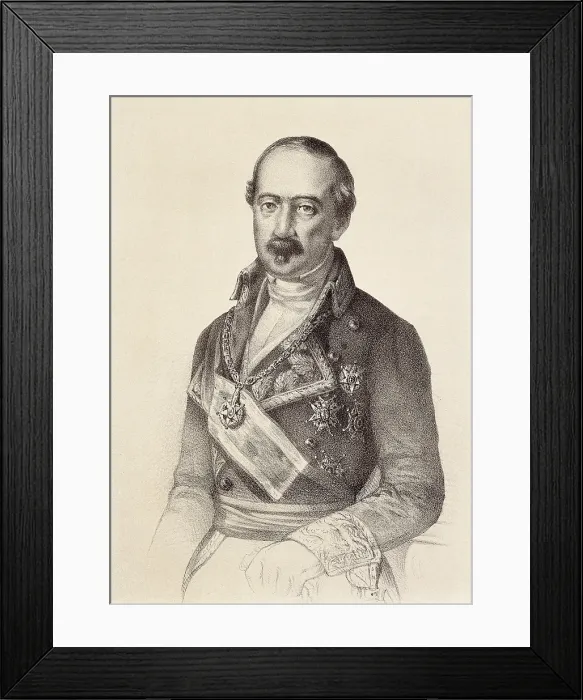 Framed Print : GUTIERREZ DE LA CONCHA E IRIGOYEN, Manuel (1806-1874). Spanish liberal military man, who fought in the Carlist wars. First Marquis of Douro. Engraving. SPAIN. Madrid Framed Print : GUTIERREZ DE LA CONCHA E IRIGOYEN, Manuel (1806-1874). Spanish liberal military man, who fought in the Carlist wars. First Marquis of Douro. Engraving. SPAIN. Madrid