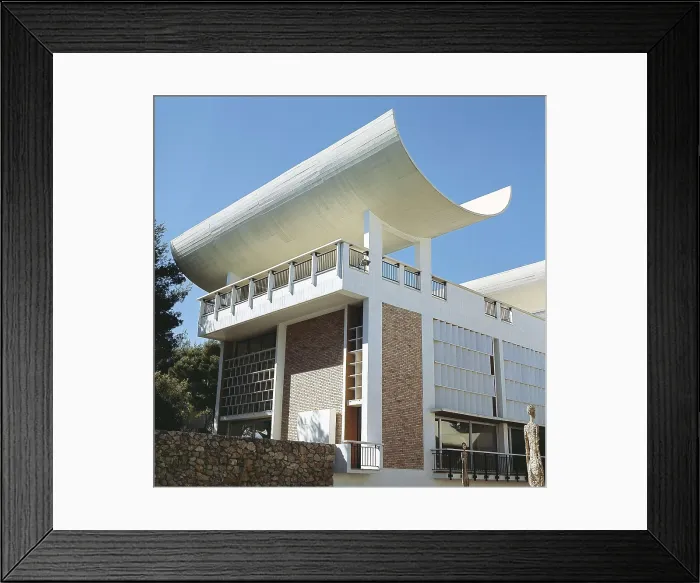 Framed Print : SERT, Josep Llus (1902-1983). Fondation Maeght. 1959-1964. FRANCE. Saint-Paul-de-Vence. Maeght Museum-Maeght Foundation. View from the Giacometti courtyard. Rationalism Framed Print : SERT, Josep Llus (1902-1983). Fondation Maeght. 1959-1964. FRANCE. Saint-Paul-de-Vence. Maeght Museum-Maeght Foundation. View from the Giacometti courtyard. Rationalism