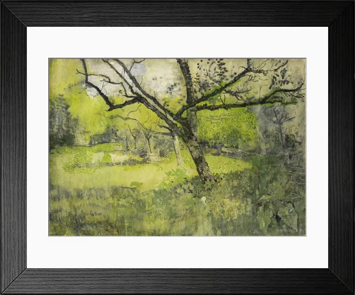 Framed Print : Orchard at Eemnes, by Richard Roland Holst, 1888-95, Dutch painting, oil on canvas Framed Print : Orchard at Eemnes, by Richard Roland Holst, 1888-95, Dutch painting, oil on canvas