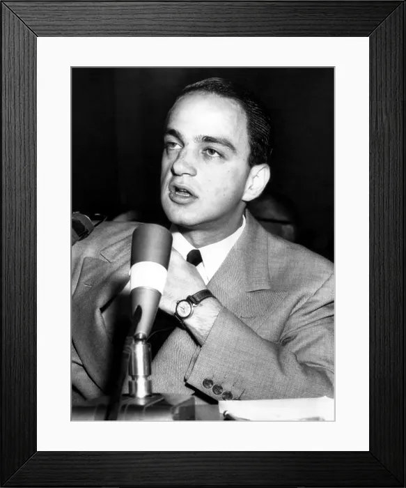 Framed Print : Roy Cohn at the McCarthy-Army hearings, 1954. Courtesy: CSU Archives / Everett Collection Framed Print : Roy Cohn at the McCarthy-Army hearings, 1954. Courtesy: CSU Archives / Everett Collection