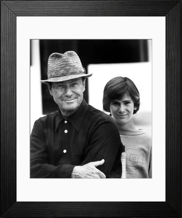 Framed Print : Author Ross Macdonald with grandson Jim on The Originals:the Writer In America. Courtesy: CSU Archives / Everett Collection Framed Print : Author Ross Macdonald with grandson Jim on The Originals:the Writer In America. Courtesy: CSU Archives / Everett Collection