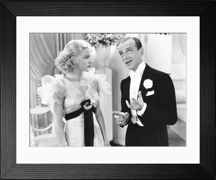 Framed Print : THE GAY DIVORCEE, from left: Ginger Rogers, Fred Astaire, 1934