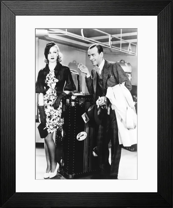 Framed Print : THE GAY DIVORCEE, from left: Ginger Rogers, Fred Astaire, 1934