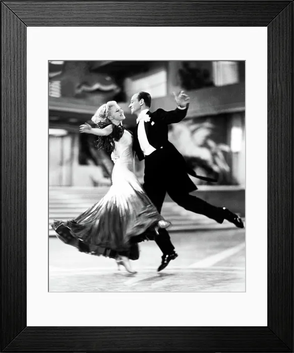 Framed Print : THE GAY DIVORCEE, l-r: Ginger Rogers, Fred Astaire, 1934