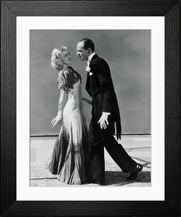 Framed Print : THE GAY DIVORCEE, from left: Ginger Rogers, Fred Astaire, 1934