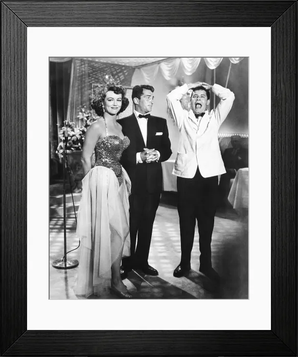 Framed Print : SCARED STIFF, from left: Dorothy Malone, Dean Martin, Jerry Lewis, 1953 Framed Print : SCARED STIFF, from left: Dorothy Malone, Dean Martin, Jerry Lewis, 1953