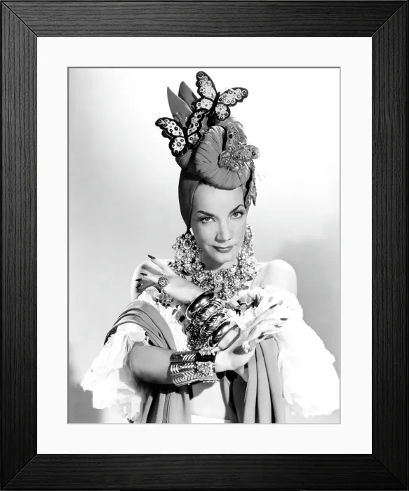 Framed Print : THE GANG'S ALL HERE, Carmen Miranda, 1943. TM and Copyright 20th Century Fox Film Corp. All rights reserved. Courtesy: Everett Collection
