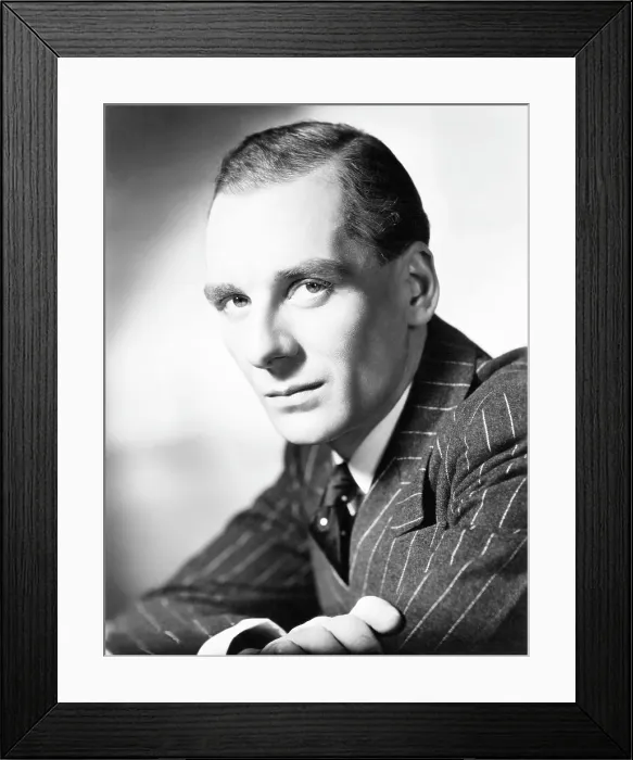 Framed Print : SECRET AGENT, John Gielgud, 1936