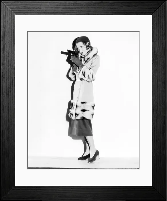 Framed Print : THE GANG BUSTER, Jean Arthur, 1931