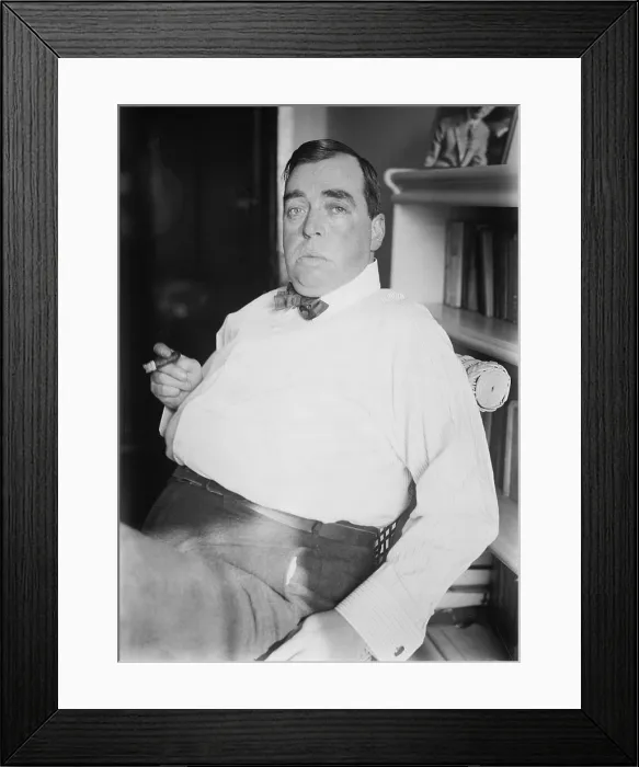 Framed Print : Irvin S. Cobb (1876-1944) American journalist, story teller, and film actor Framed Print : Irvin S. Cobb (1876-1944) American journalist, story teller, and film actor